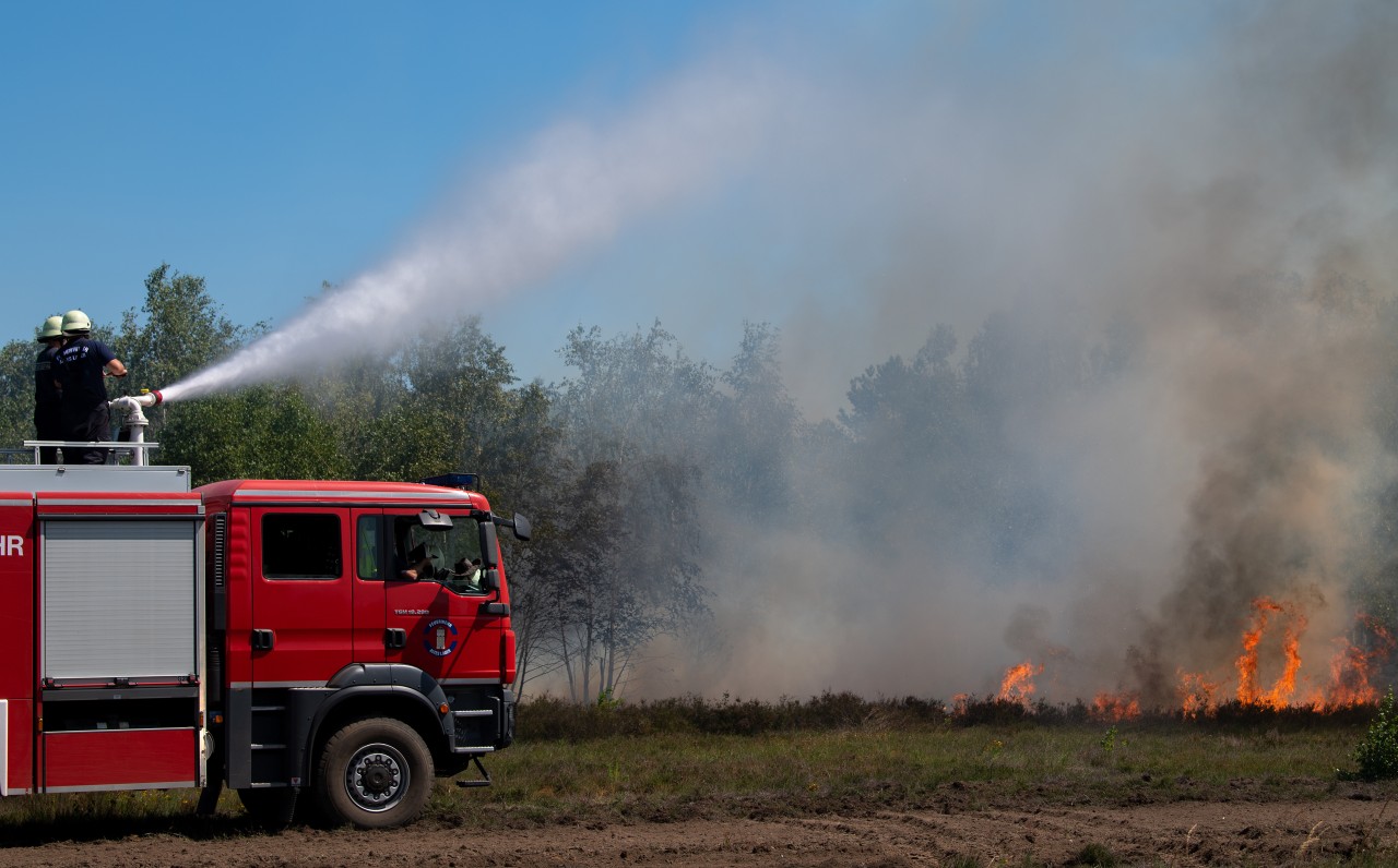 Die Dürre sorgte schon im Juli für Waldbrände.