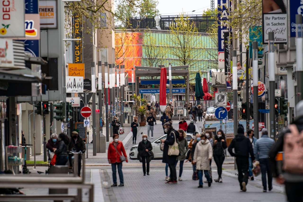 Das ist die Bochumer Innenstadt.