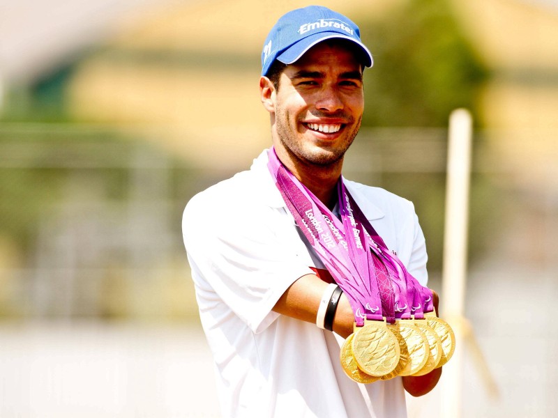 Der paralympische Schwimmer Daniel Dias aus Campinas nördlich von Sao Paulo ist der erfolgreichste Sportler Brasiliens der letzten zehn Jahre. Dias wurde mit Fehlbildungen an den Armen und Beinen geboren. Wird er seine Goldmedaillen-Sammlung in Rio ausbauen können? 