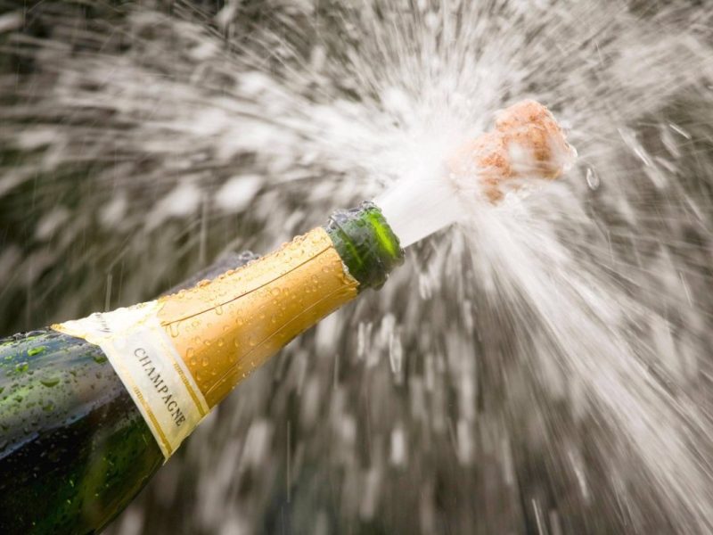 Bußgeld: Sekt