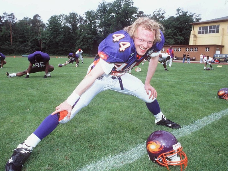 Sportlich zeigte sich Stefan Raab 1995 in der Sendung „Aus der Rolle fallen“ im Südwestfunk.