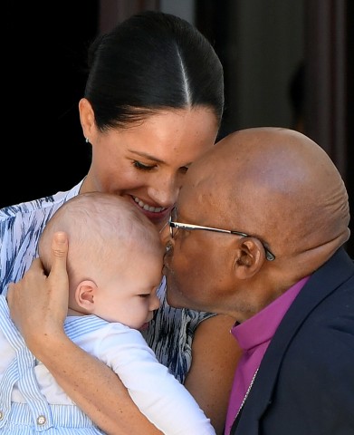 Royals: Meghan Markle, Archie und Bischof Tutu.