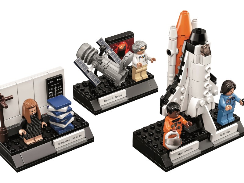 Lego hat diese vier Astronautinnen und Wissenschaftlerinnen der Nasa in einem neuen Spielfiguren-Set verewigt.