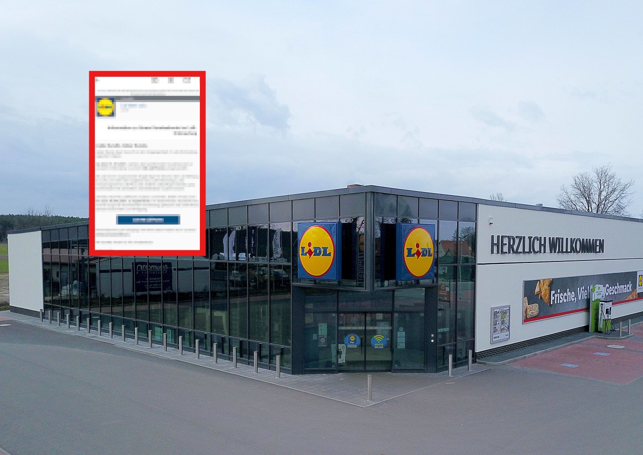 Lidl verschickt diese wichtige E-Mail an Kunden.