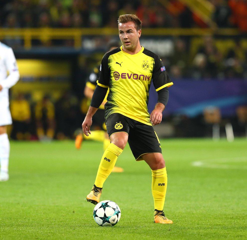 mario götze bvb borussia dortmund