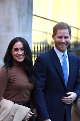 Meghan Markle mit Prinz Harry.