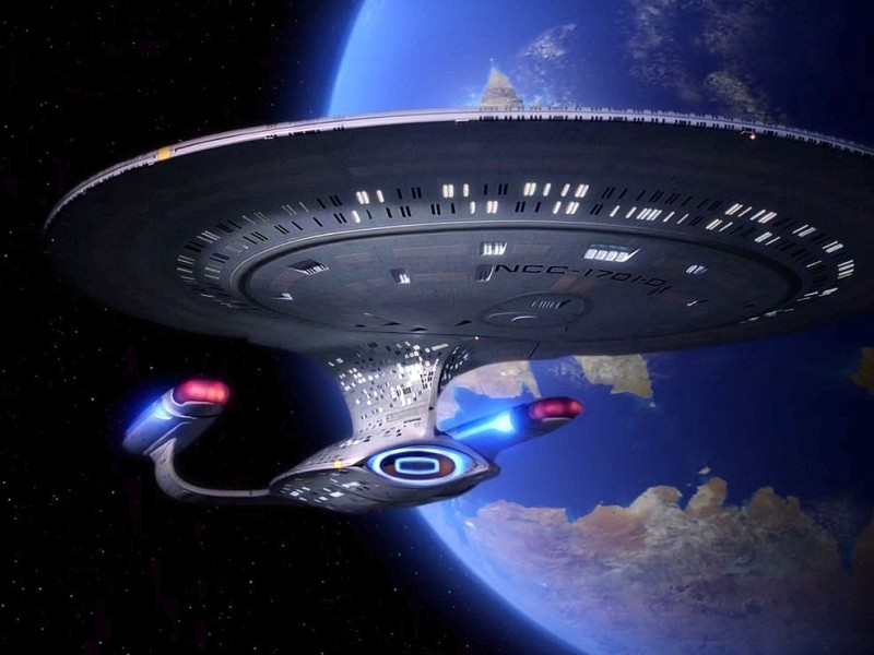 Neue Crew, neues Jahrtausend, neues Design des Raumschiffs: Die Enterprise aus dem 24. Jahrhundert trägt die Kennung NCC – 1701 – D.