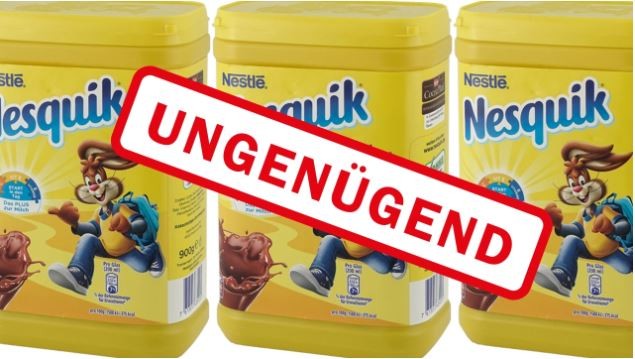 Der Nesquik Kakao von Nestlé ist im Öko-Test komplett durchgefallen. 