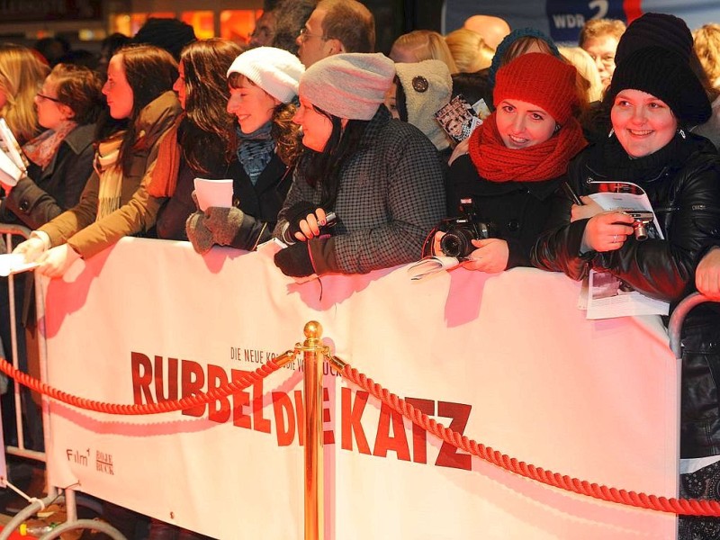 Die Premiere von Rubbbeldiekatz in Essen.