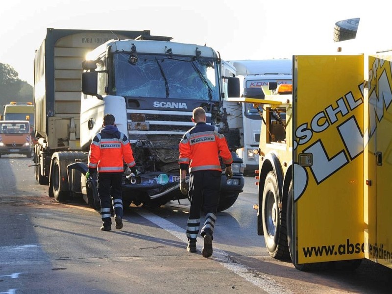 Unfall auf der Höhe A2 Höhe Paschheide am 19. Juli 2011 gegen 630