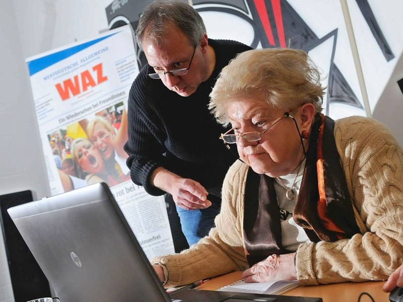 Computerkurs für Senioren.