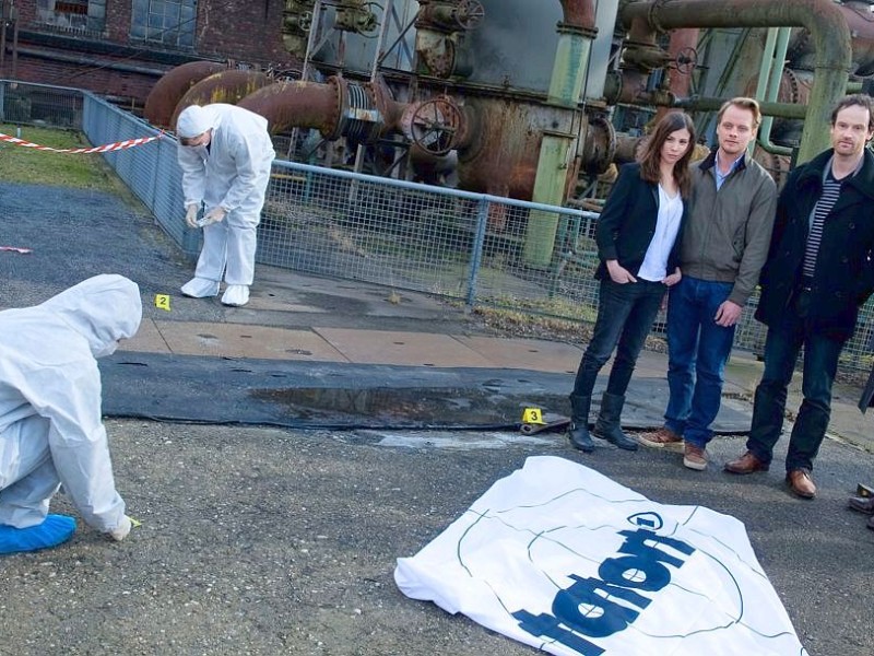 Der Tatort aus Dortmund. ARD stellt seine Ermittler für die Ruhrmetropole vor. Jörg Hartmann als Hauptkommissar Peter Faber, Anna Schudt als Hauptkommissarin Martina Bönisch, Aylin Tezel als Oberkommissarin Nora Dalay, Stefan Konarske als Oberkommissar Daniel Kossik.