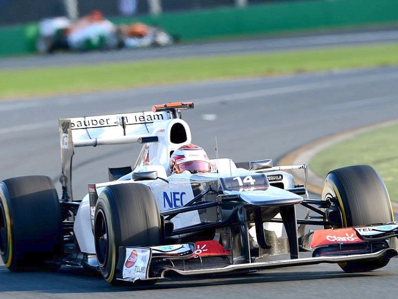 Kamui Kobayashi im Sauber-Ferrari.