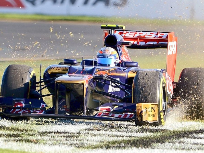 Jean-Eric Vergne im Toro Rosso-Ferrari.