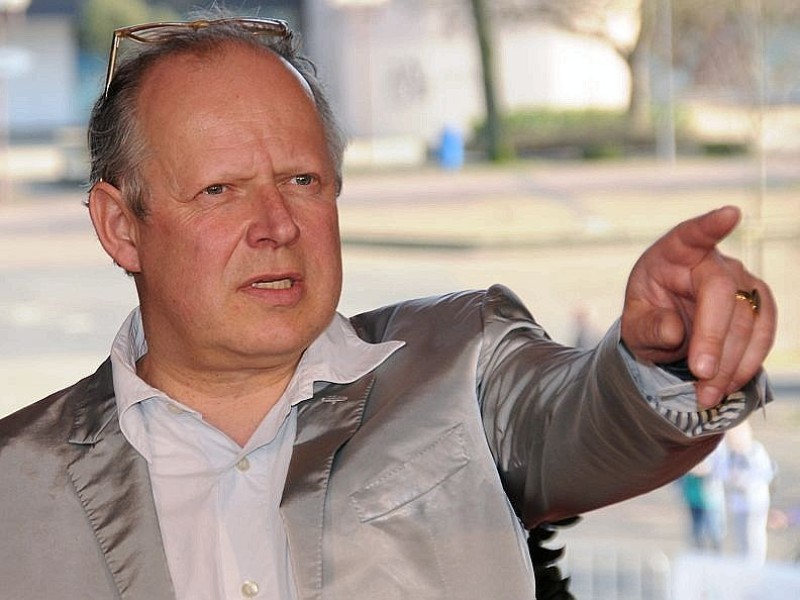 Verleihung vom 48. Grimmepreis am Freitag, 23.03.2012.Hier der Empfang im Rathaus der Stadt Marl am Creiler Platz. Axel Milberg, Preisträger für seine Darstellung in Liebesjahre.Foto: Lutz von Staegmann / WAZ FotoPool