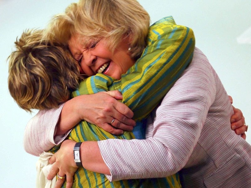 Hannelore Kraft und Sylvia Löhrmann...