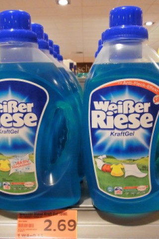 Eine Flasche Weißer Riese reichte früher ...