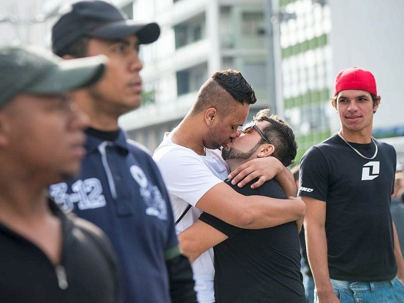 Gay Pride Parade in Sao Paulo.