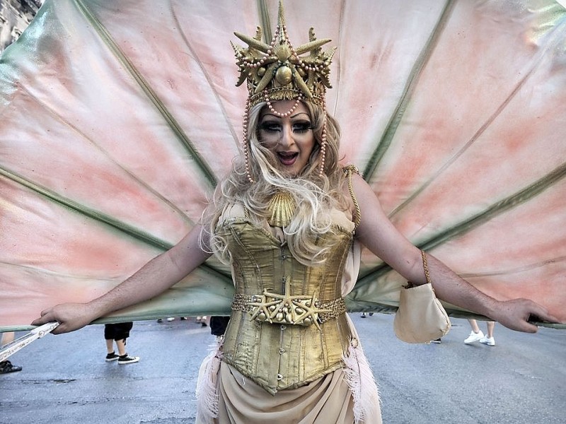 Gay Pride Parade in Sao Paulo.