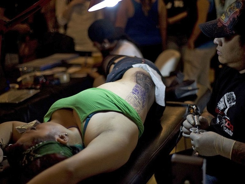 Tattoo-Messe in Panama City.