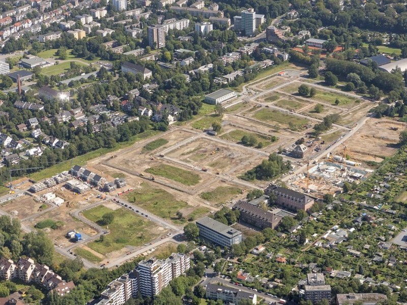 An der Schnittstelle der Stadtteile Mörsenbroich, Grafenberg und Düsseltal soll auf dem Gelände der ehemaligen Reitzensteinkaserne ein familienfreundliches Wohngebiet.