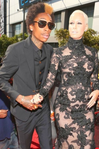 Rapper Wiz Khalifa (li.) und Model Amber Rose.