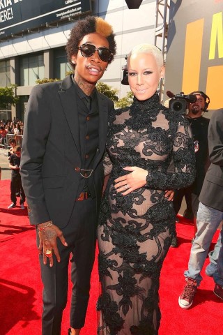 Rapper Wiz Khalifa (li.) und Model Amber Rose.