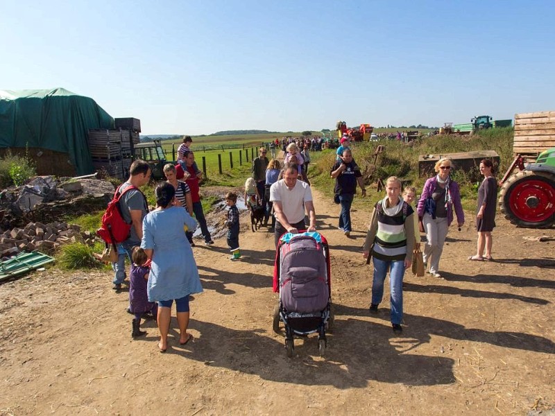 Familie Weber lud auf den Oberschuirshof ein - Foto: Reiner Worm / WAZ FotoPool