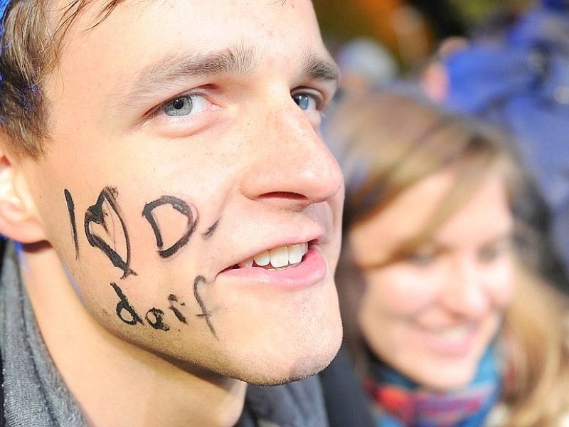 Stadtwette bei Markus Lanz' Debüt als Wetten, dass..?-Moderator in Düsseldorf.