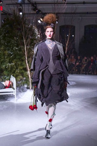 Designer Thom Browne zeigt seine Werke auf der New York Fashion Week.