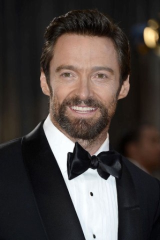 Bei den Männern war die Fliege Trumpf. Neben Hugh Jackman, ...