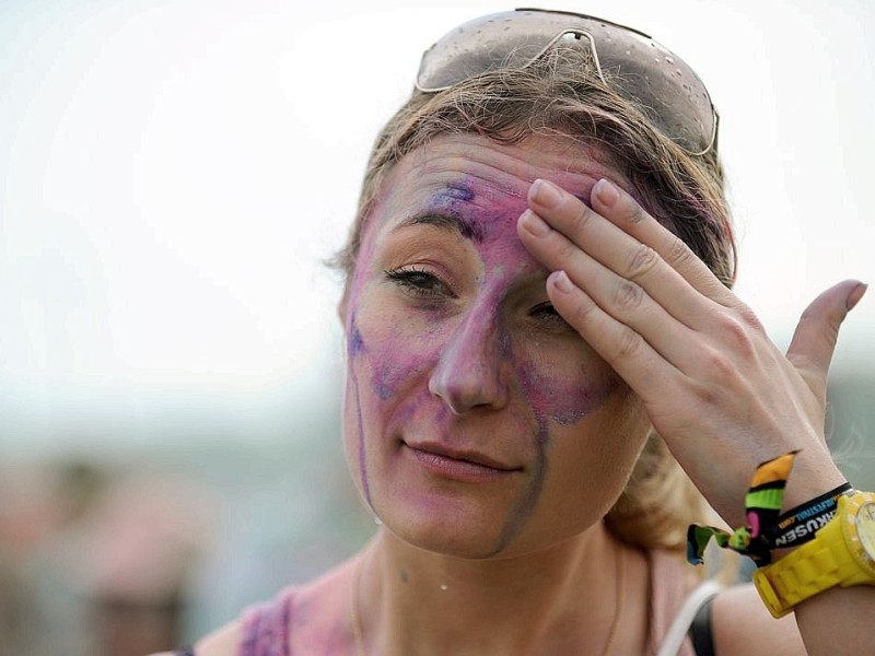 Anfang Juni hatte es auch in Leverkusen ein Holi-Festival gegeben.