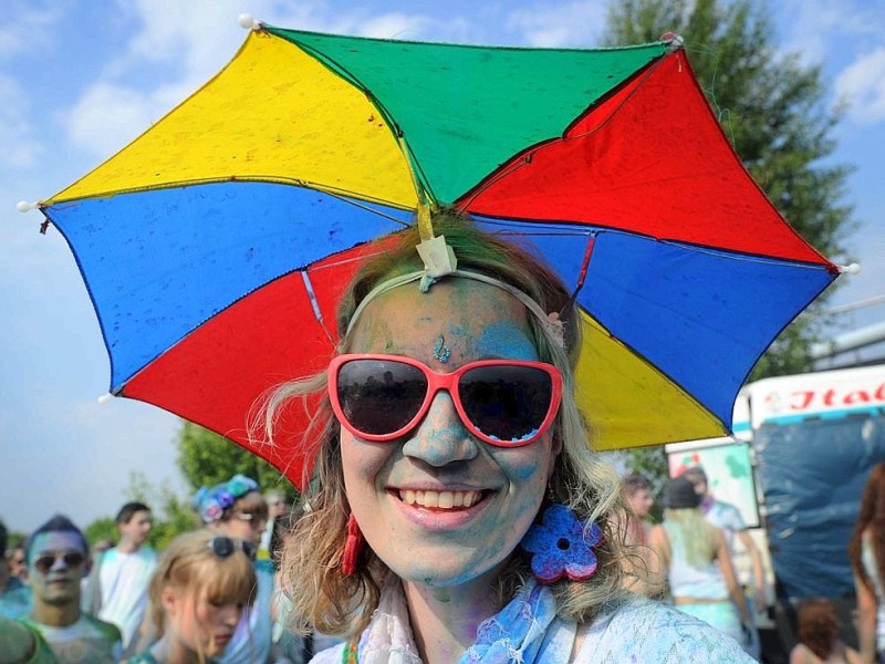 Anfang Juni hatte es auch in Leverkusen ein Holi-Festival gegeben.