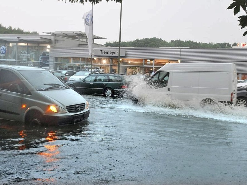 Das Unwetter in der Region.