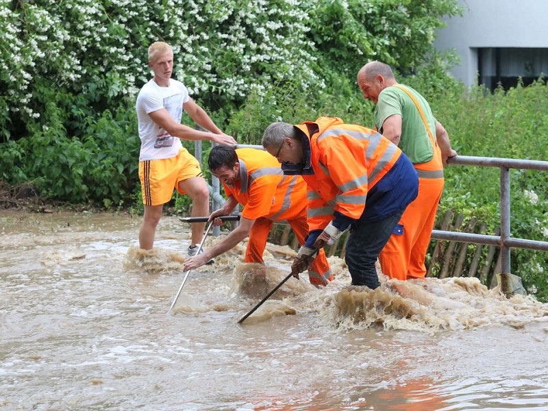 Das Unwetter in der Region.