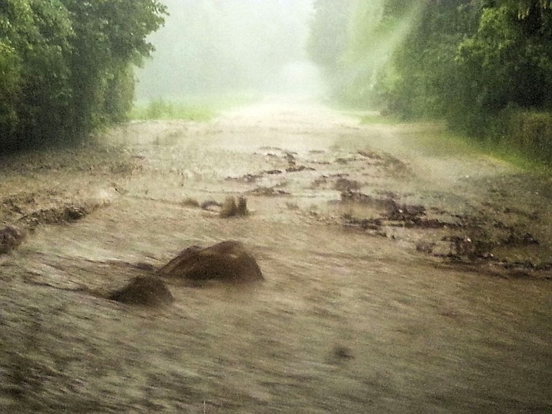 Das Unwetter in der Region.