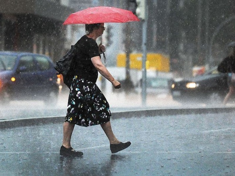 Das Unwetter in der Region.