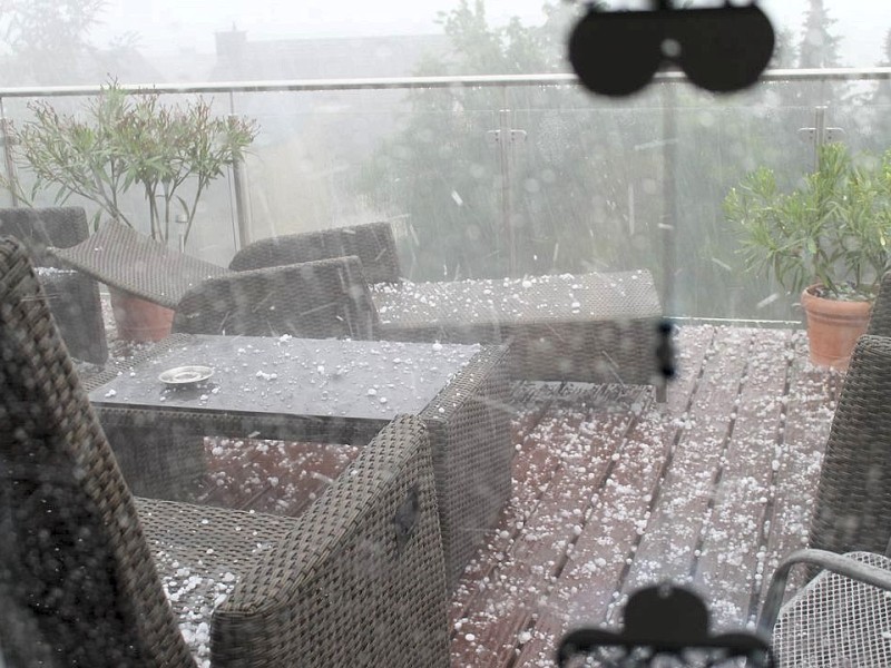 Leserfoto Unwetter in Hagen im Fleyerviertel.