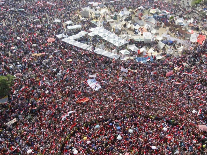 Hunderttausende protestieren in Ägypten gegen die islamistische Regierung von Präsident Mursi.