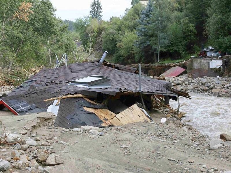 Unwetter haben im US-Bundesstaat Colorado eine Flutkatastrophe ausgelöst.