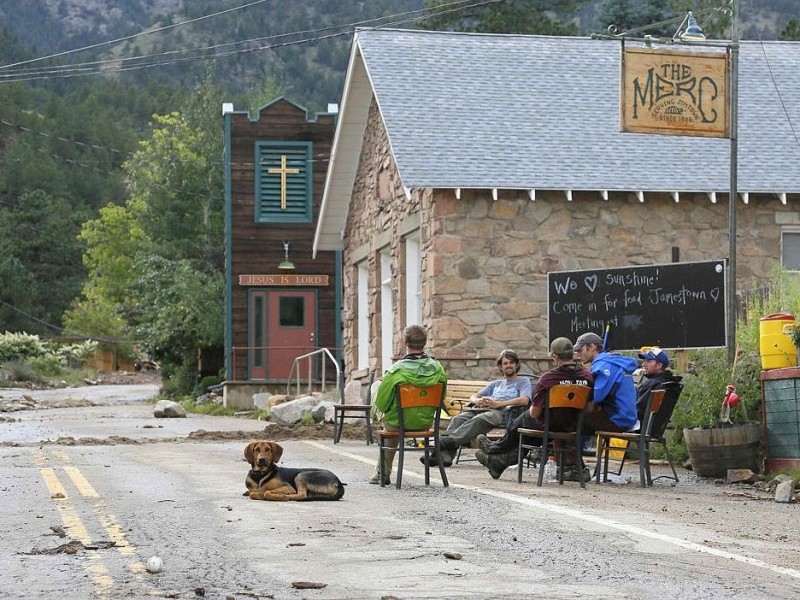 Unwetter haben im US-Bundesstaat Colorado eine Flutkatastrophe ausgelöst.