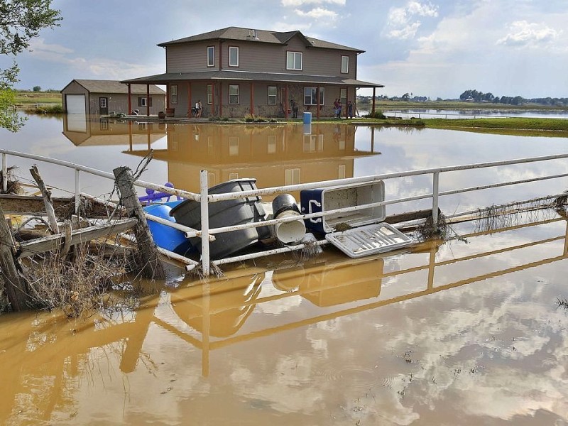 Unwetter haben im US-Bundesstaat Colorado eine Flutkatastrophe ausgelöst.