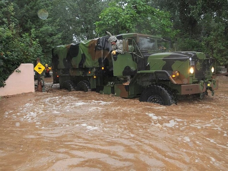 Unwetter haben im US-Bundesstaat Colorado eine Flutkatastrophe ausgelöst.