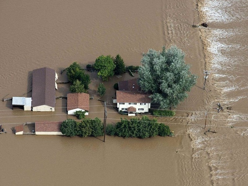 Unwetter haben im US-Bundesstaat Colorado eine Flutkatastrophe ausgelöst.