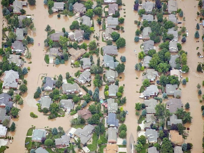 Unwetter haben im US-Bundesstaat Colorado eine Flutkatastrophe ausgelöst.