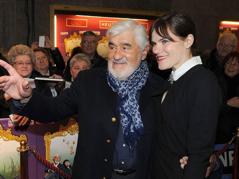 Waren im Dezember 2012 zu Gast in der Lichtburg: Mario Adorf und Fritzi Haberlandt.