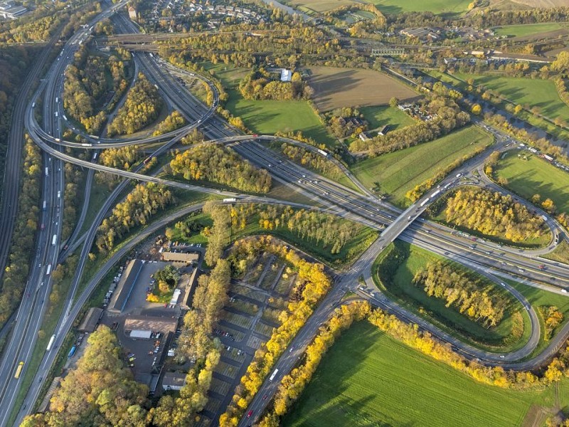 Autobahnkreuz Kaiserberg.