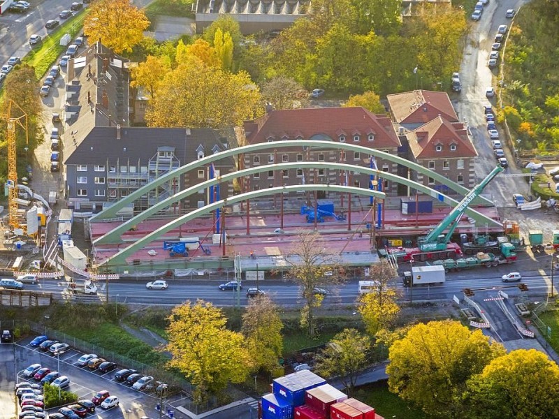 Duisburg im Herbstlicht.