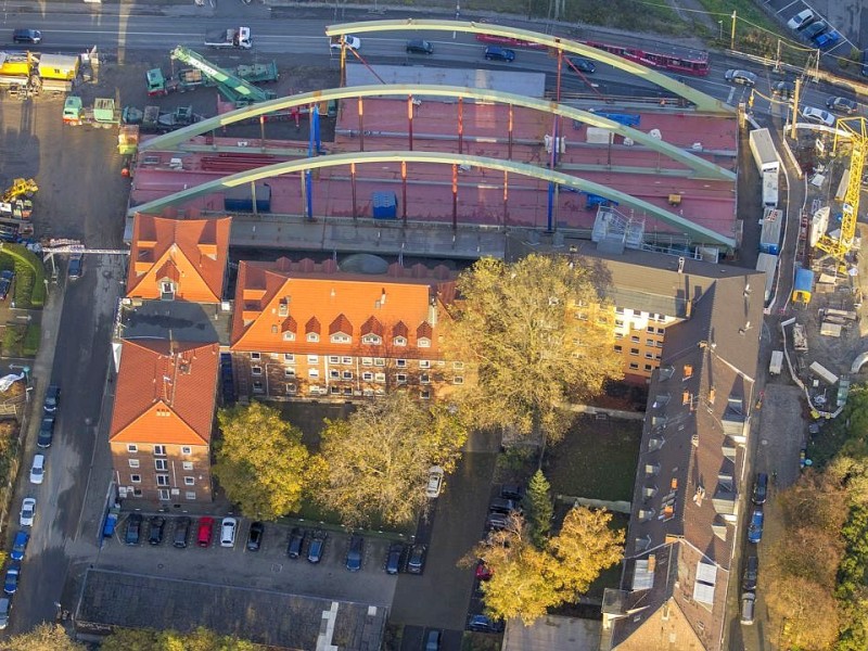 Duisburg im Herbstlicht.