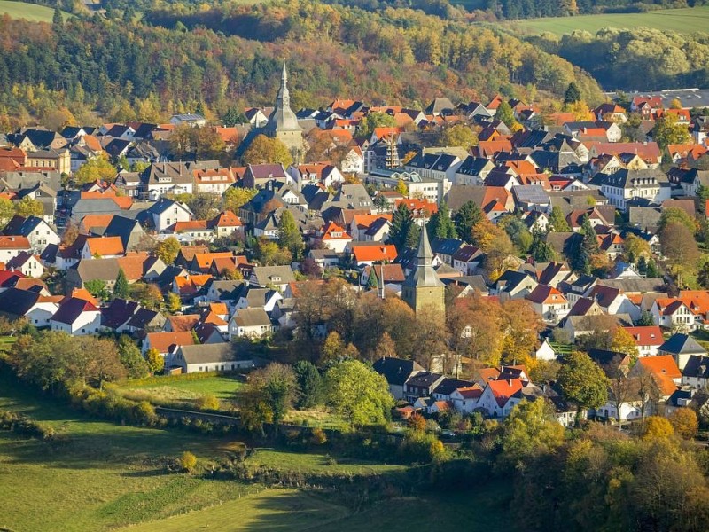 Herbst im sauerländischen Rüthen.